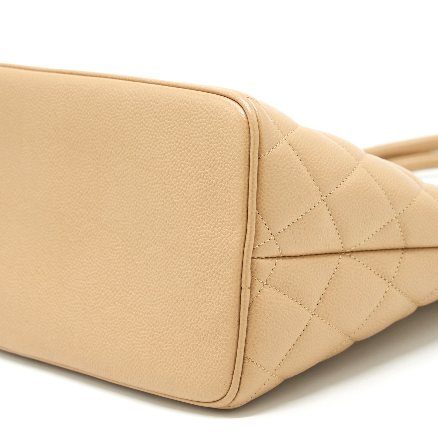 Chanel  Medallion Tote Bag Caviar Beige
