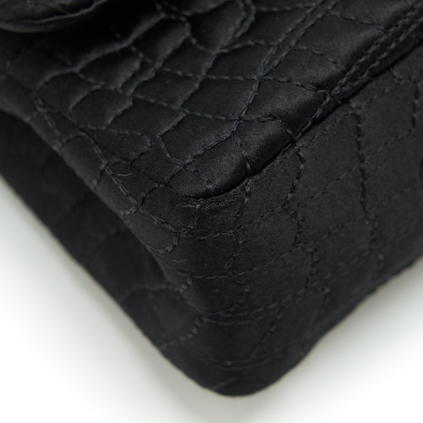 Chanel 2.55 Reissue Flap Bag Satin Black