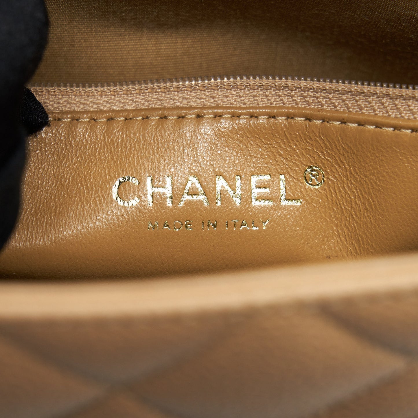 Chanel  Medallion Tote Bag Caviar Beige