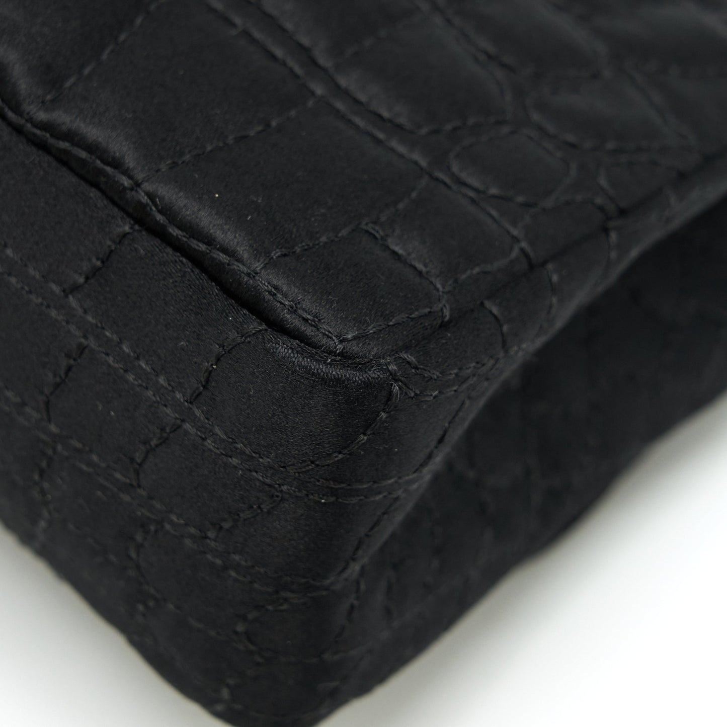 Chanel 2.55 Reissue Flap Bag Satin Black