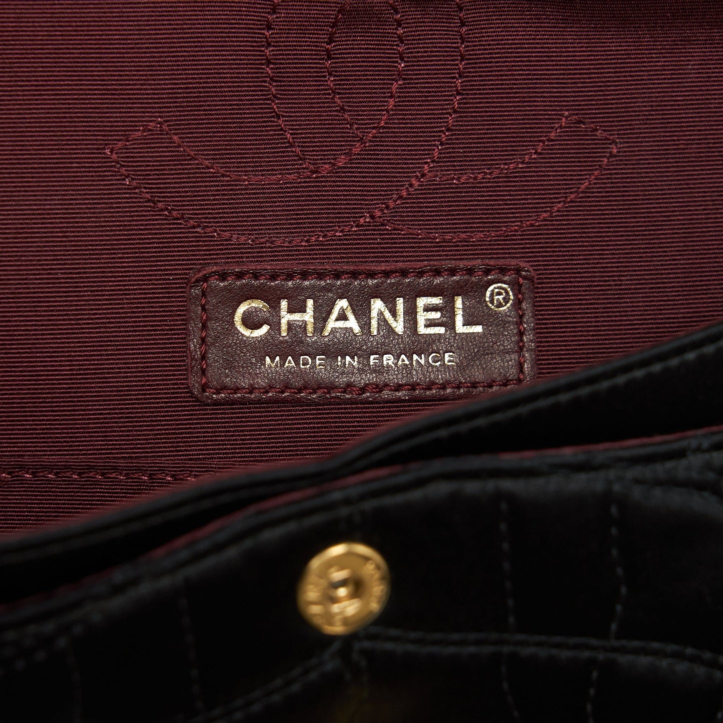 Chanel 2.55 Reissue Flap Bag Satin Black