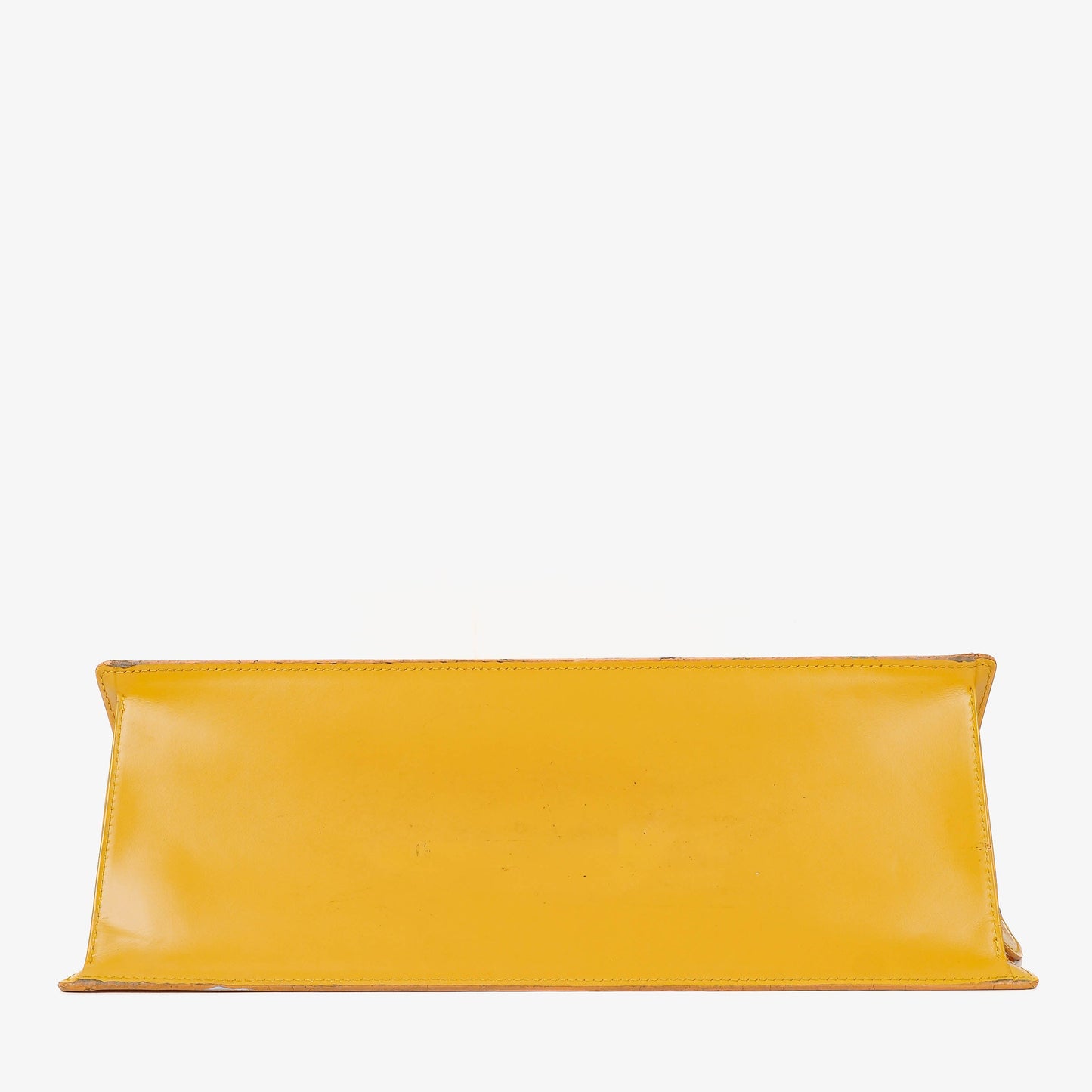 Louis Vuitton Triangle Yellow EPI Leather Handbag