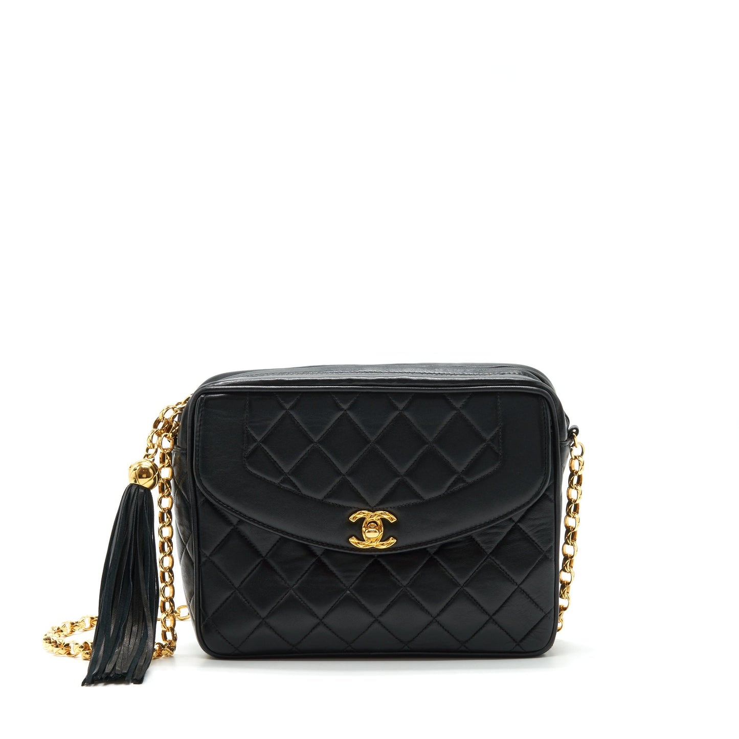 Chanel  Camera Bag Lambskin Black