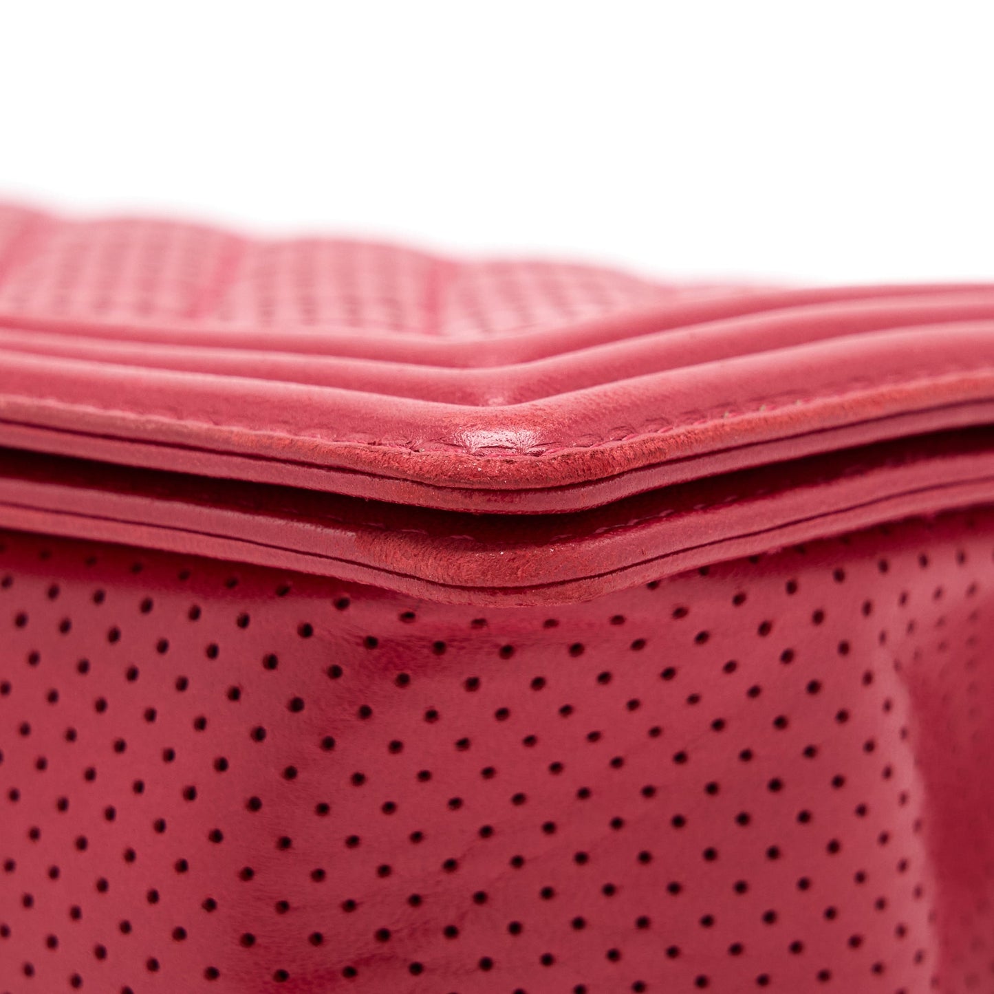 Chanel Medium Boy Bag Lambskin Red