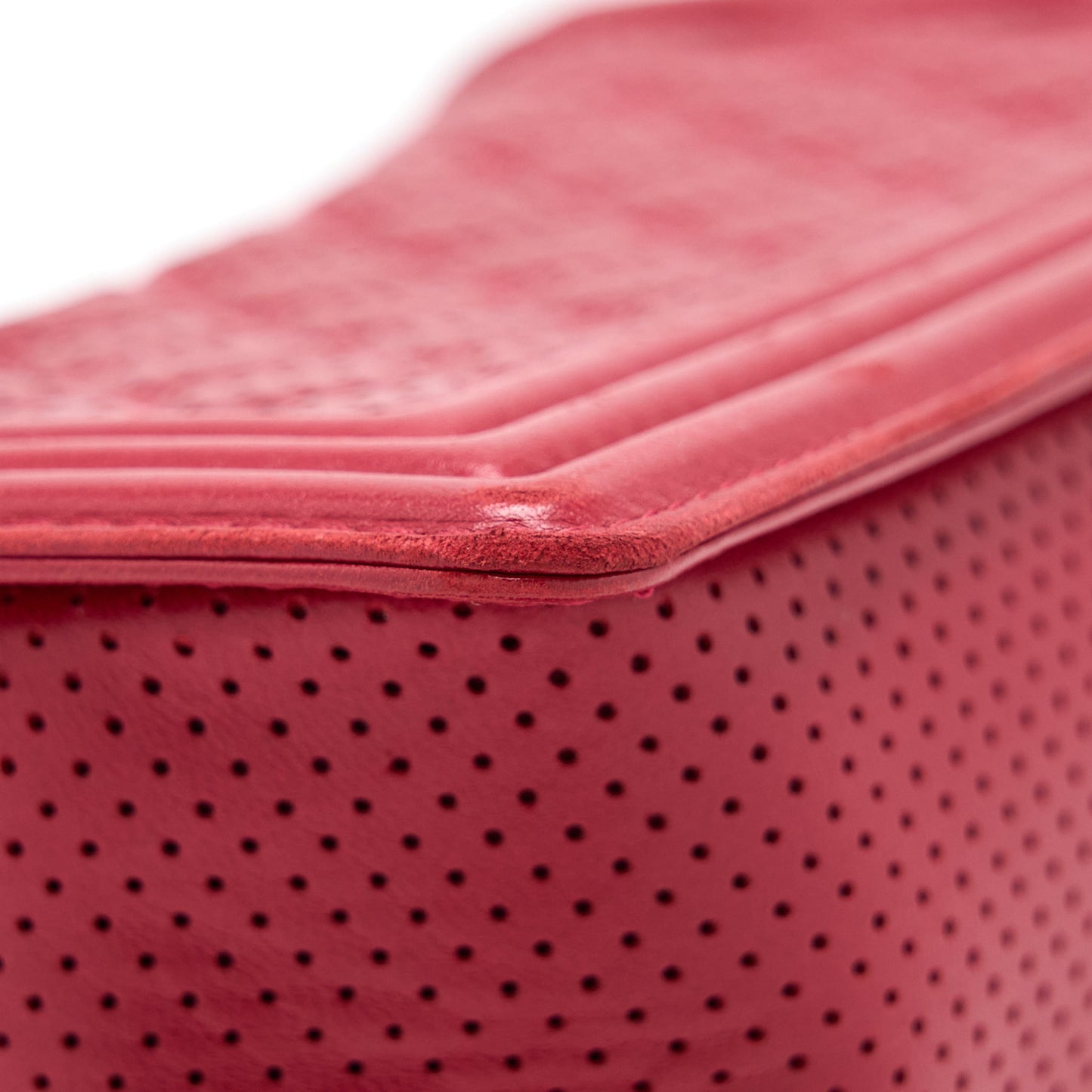 Chanel Medium Boy Bag Lambskin Red