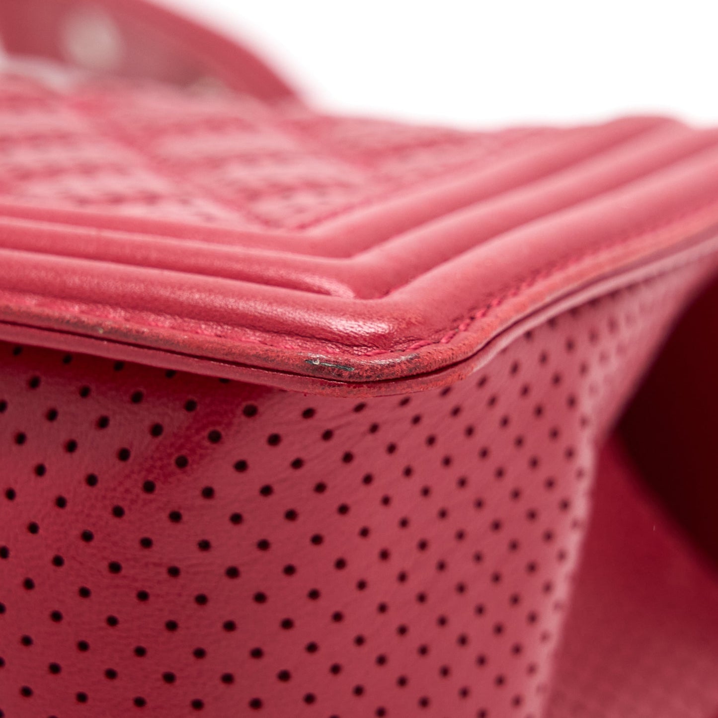 Chanel Medium Boy Bag Lambskin Red