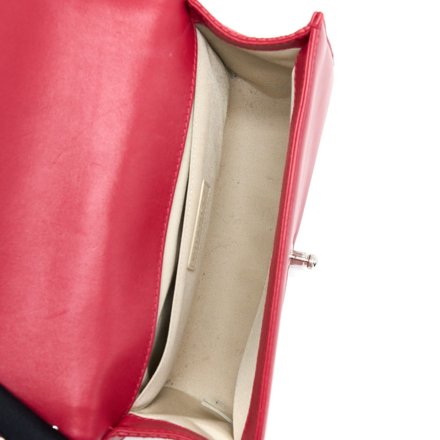 Chanel Medium Boy Bag Lambskin Red