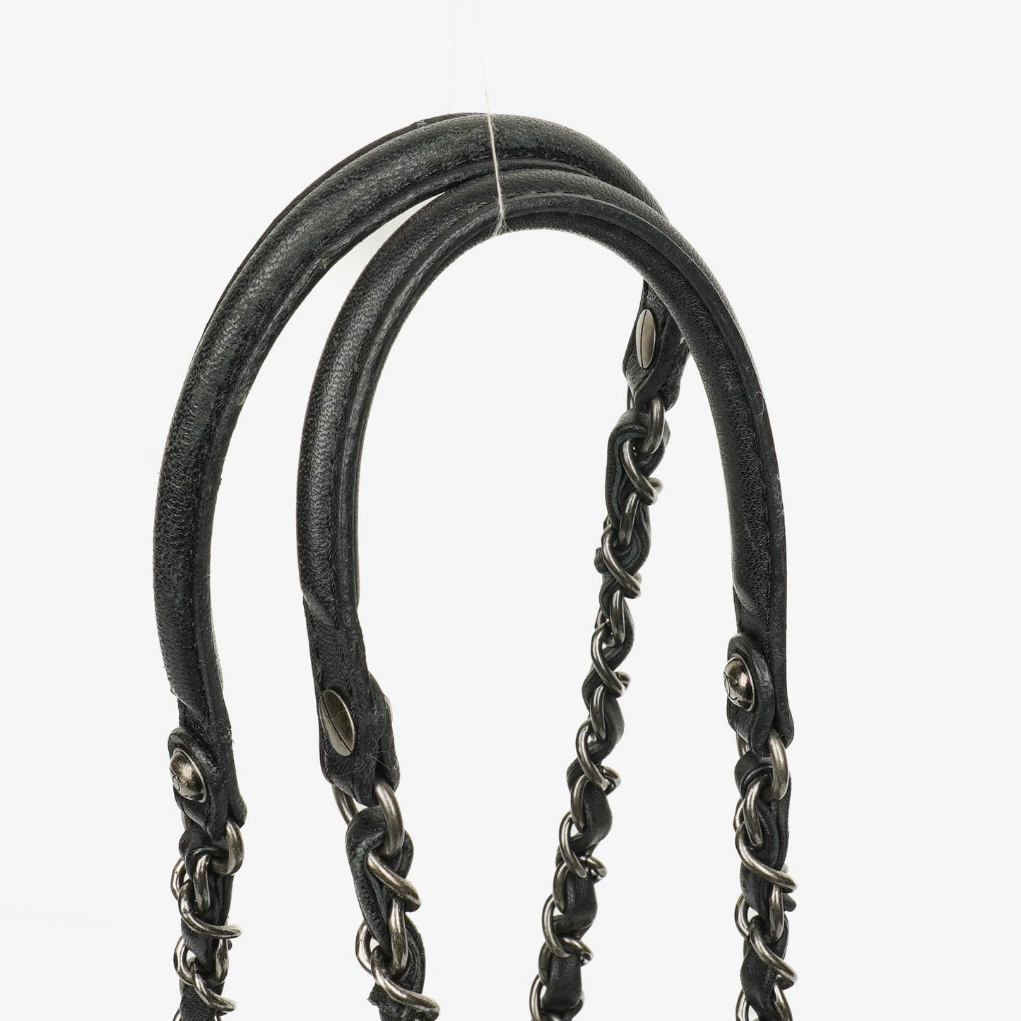 Chanel Leather and Suede Patchwork Drawstring Bag