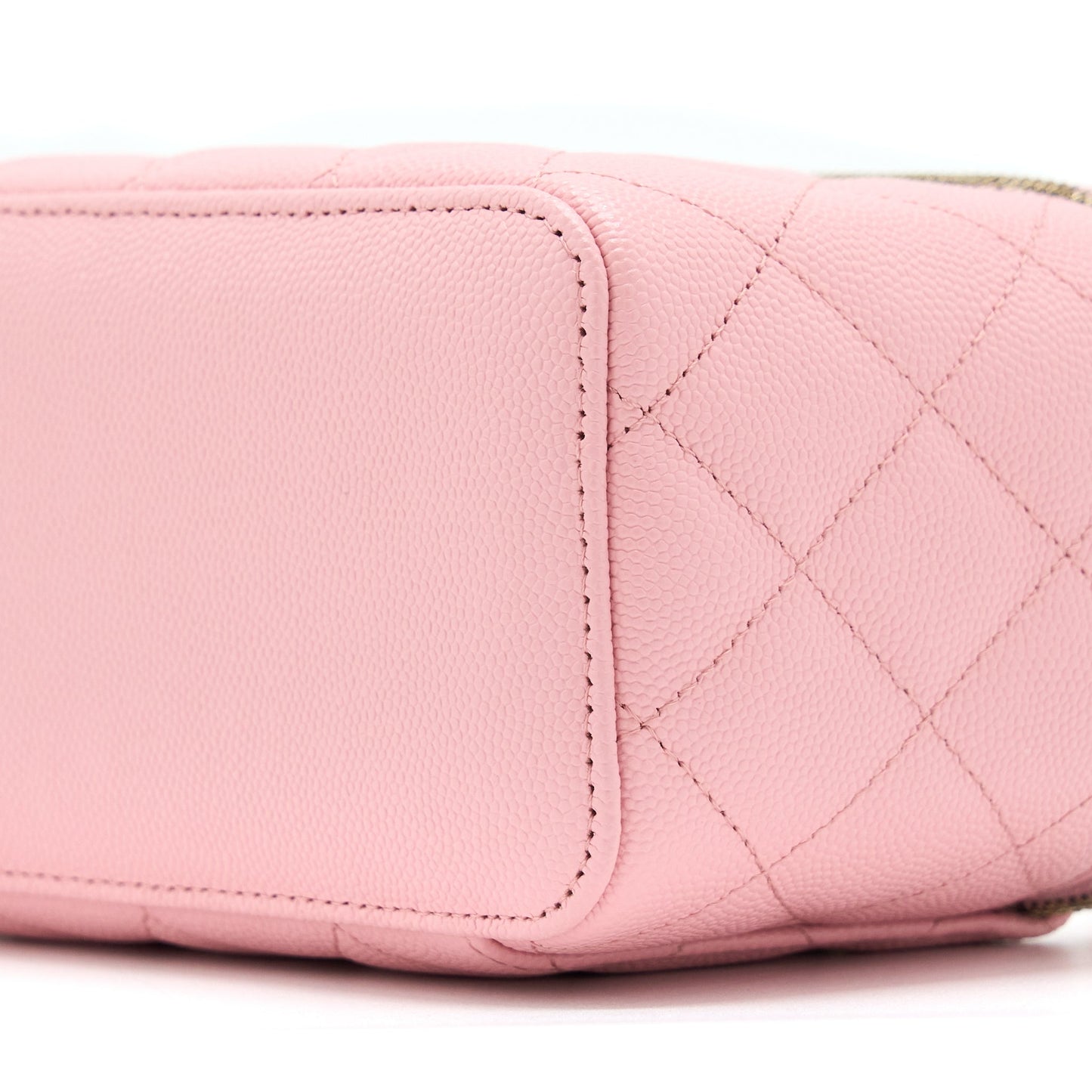 Chanel 22C Long Vanity With Chain Caviar Pink L