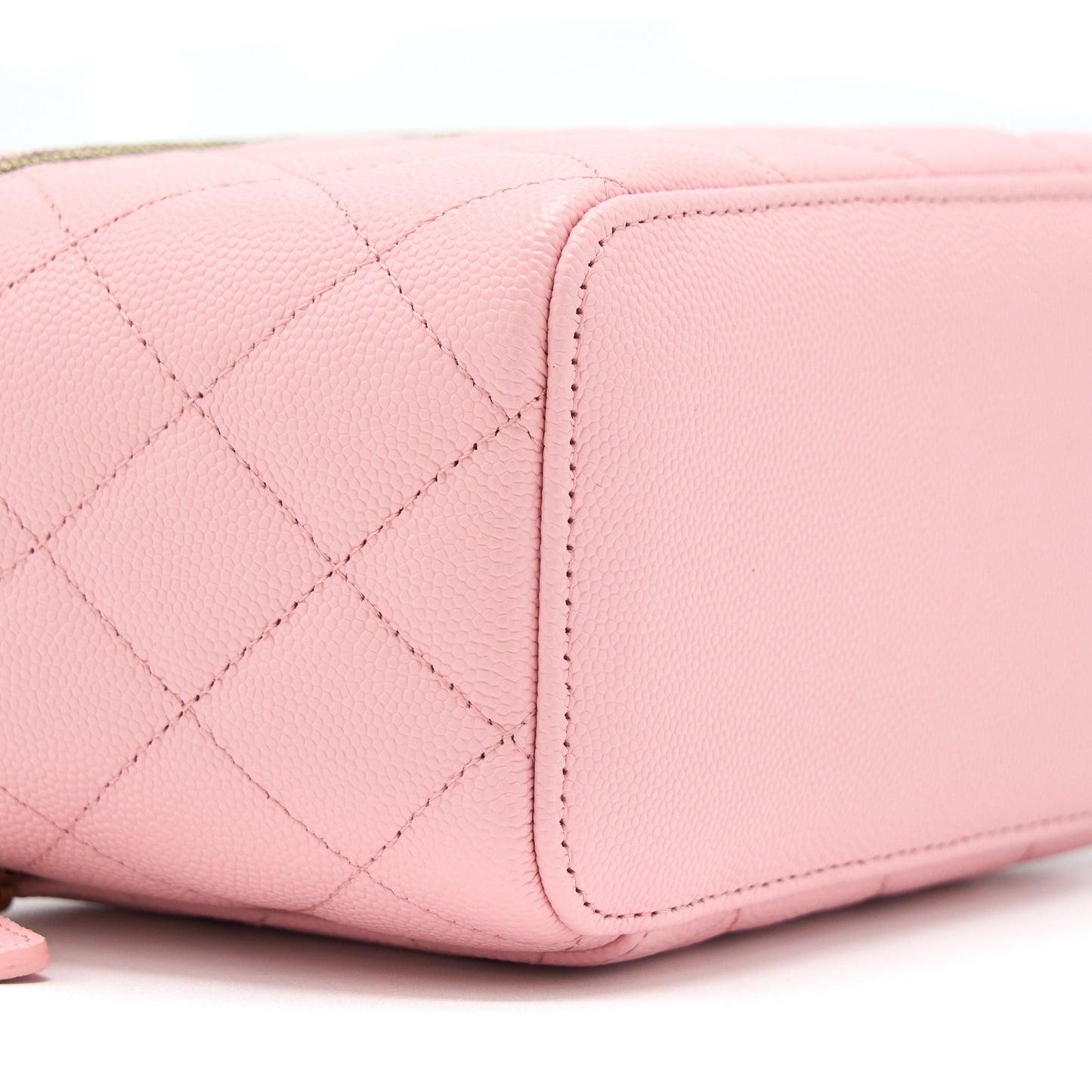 Chanel 22C Long Vanity With Chain Caviar Pink L