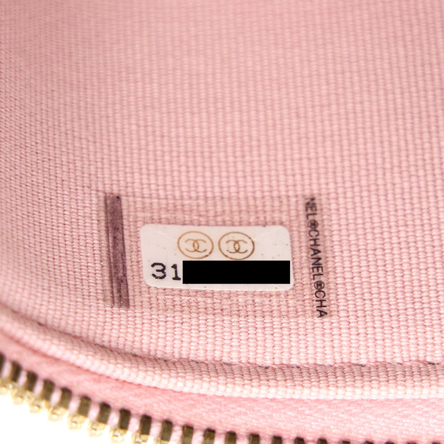 Chanel 22C Long Vanity With Chain Caviar Pink L