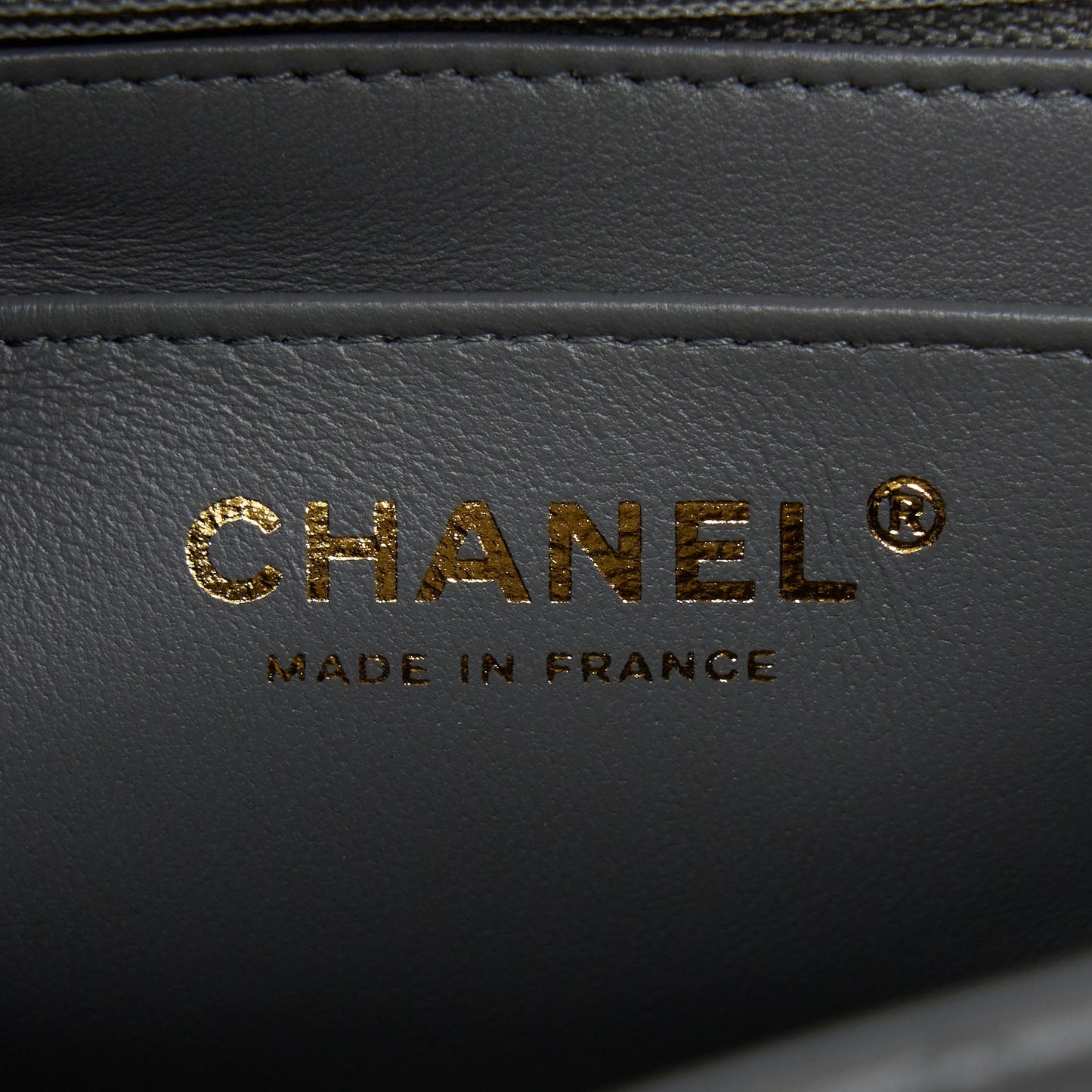 Chanel 22A Mini Rectangular Flap Bag Lambskin Grey L