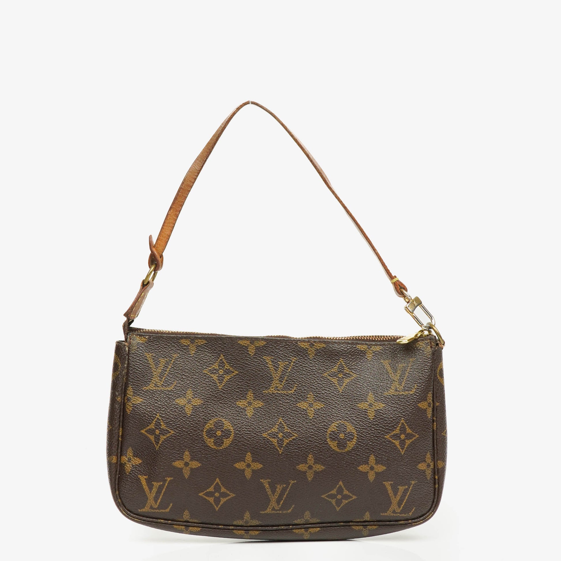 Louis Vuitton Pochette Accessoires Monogram Canvas Clutch Handba