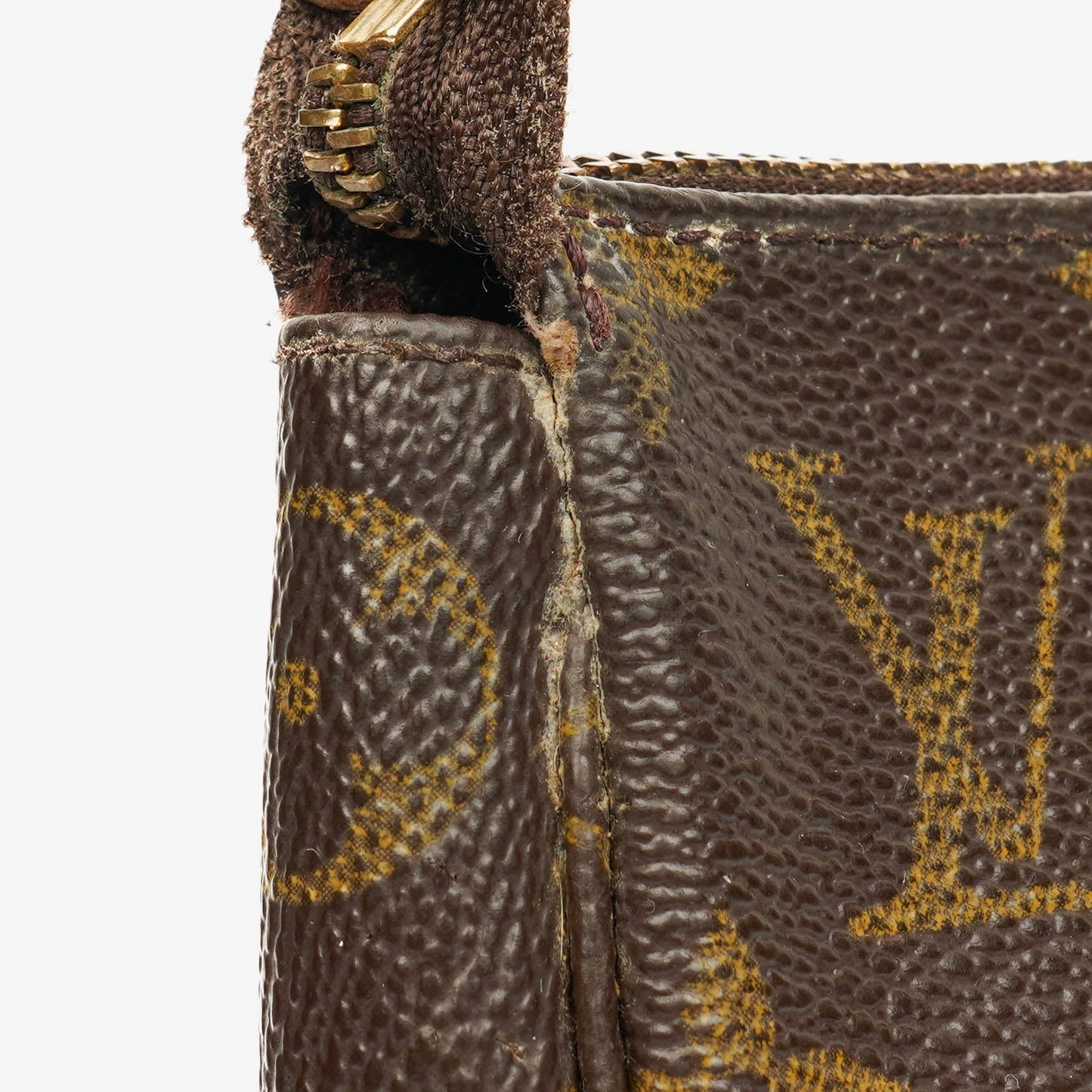 Louis Vuitton Pochette Accessoires Monogram Canvas Clutch Handba