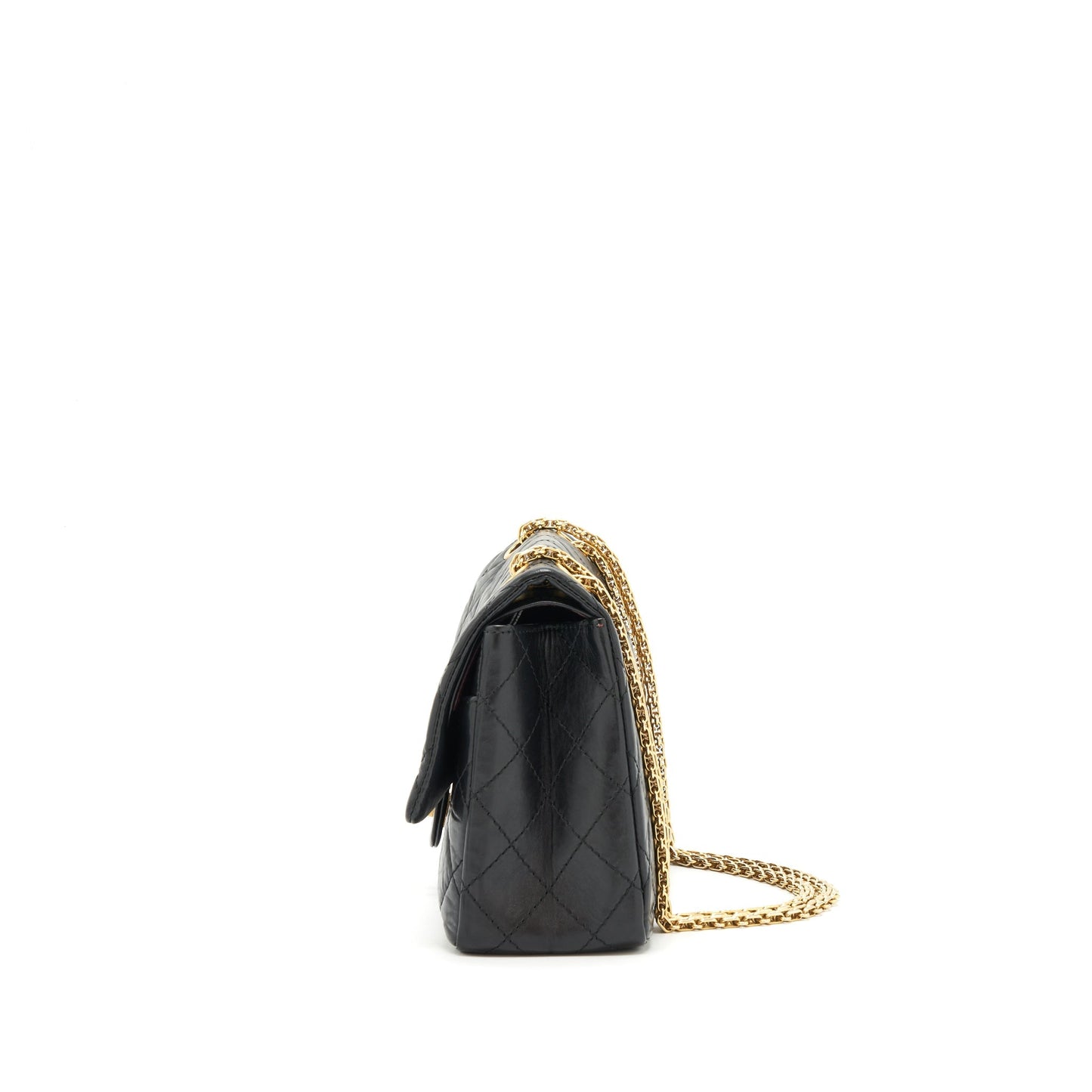 Chanel 2.55 226 Reissue Double Flap Bag Calfskin Black