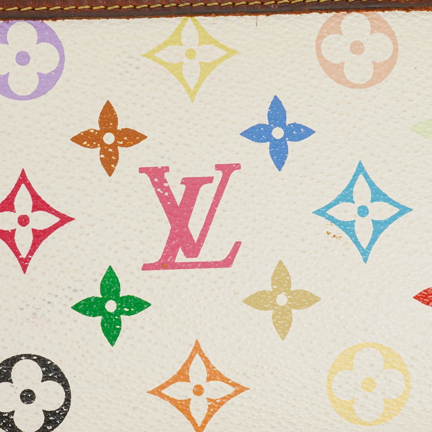Louis Vuitton Takashi Murakami Pochette Accessoire Multicolor Clutch Handbag