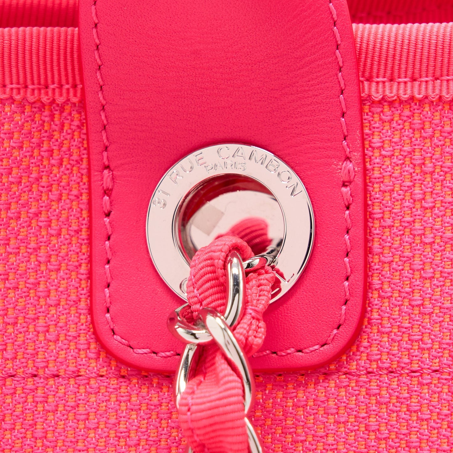 Chanel Deauville Tote Bag Hot Pink