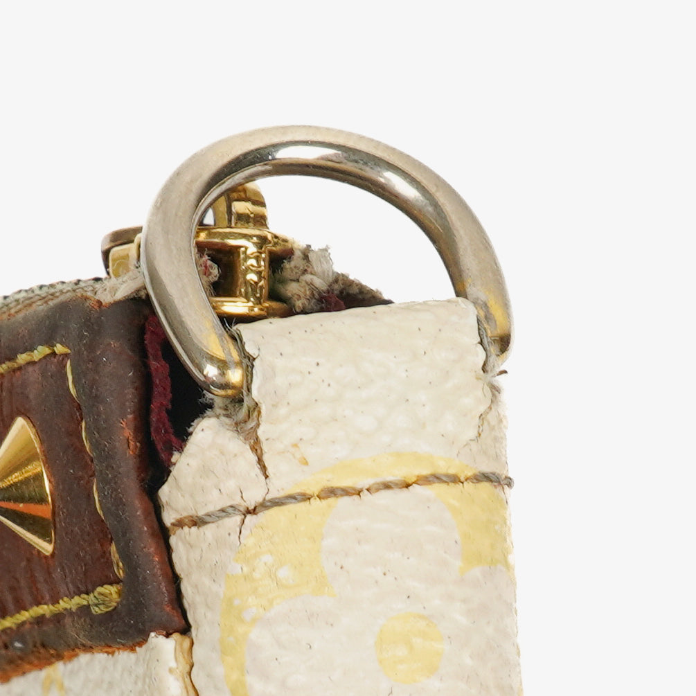 Louis Vuitton Takashi Murakami Pochette Accessoire Multicolor Clutch Handbag