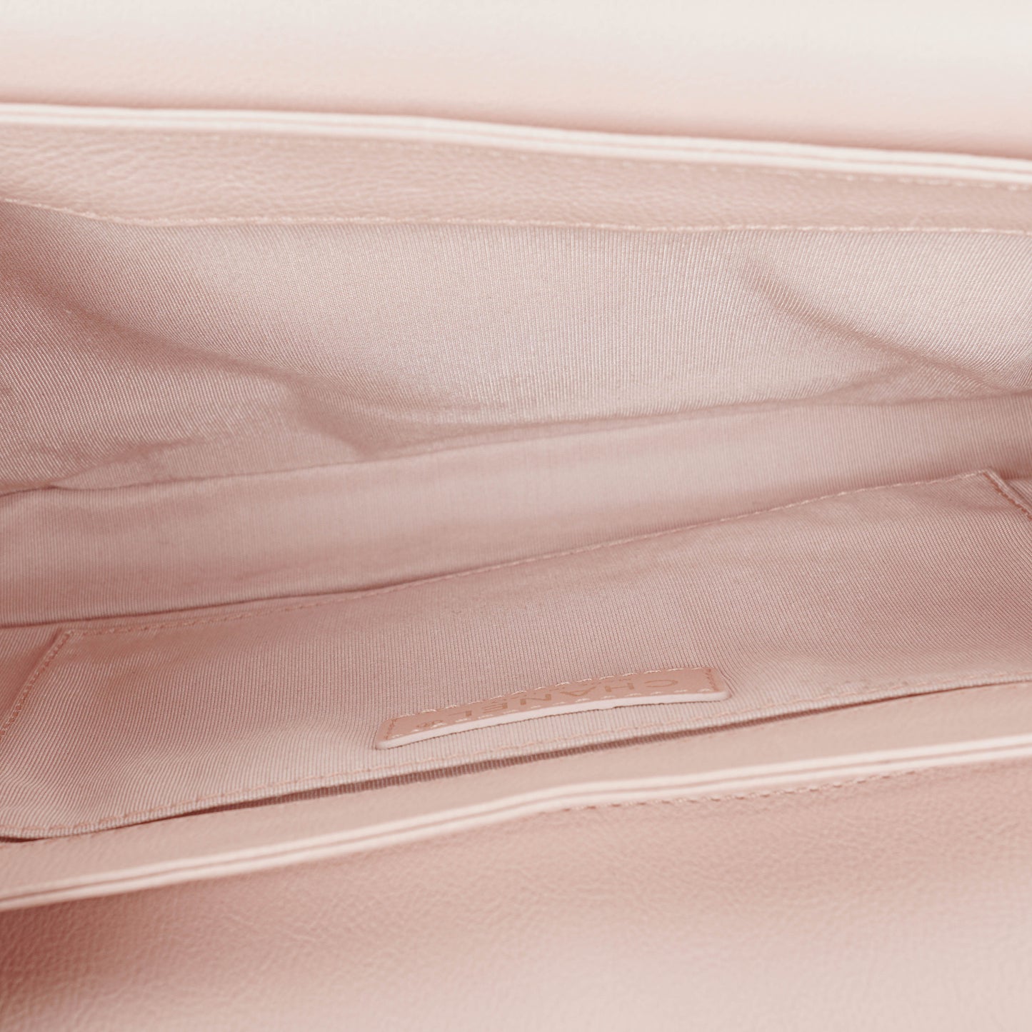 Chanel Light Pink Quilted Lambskin Flap Bag Champaigne Gold - Tone Hardware