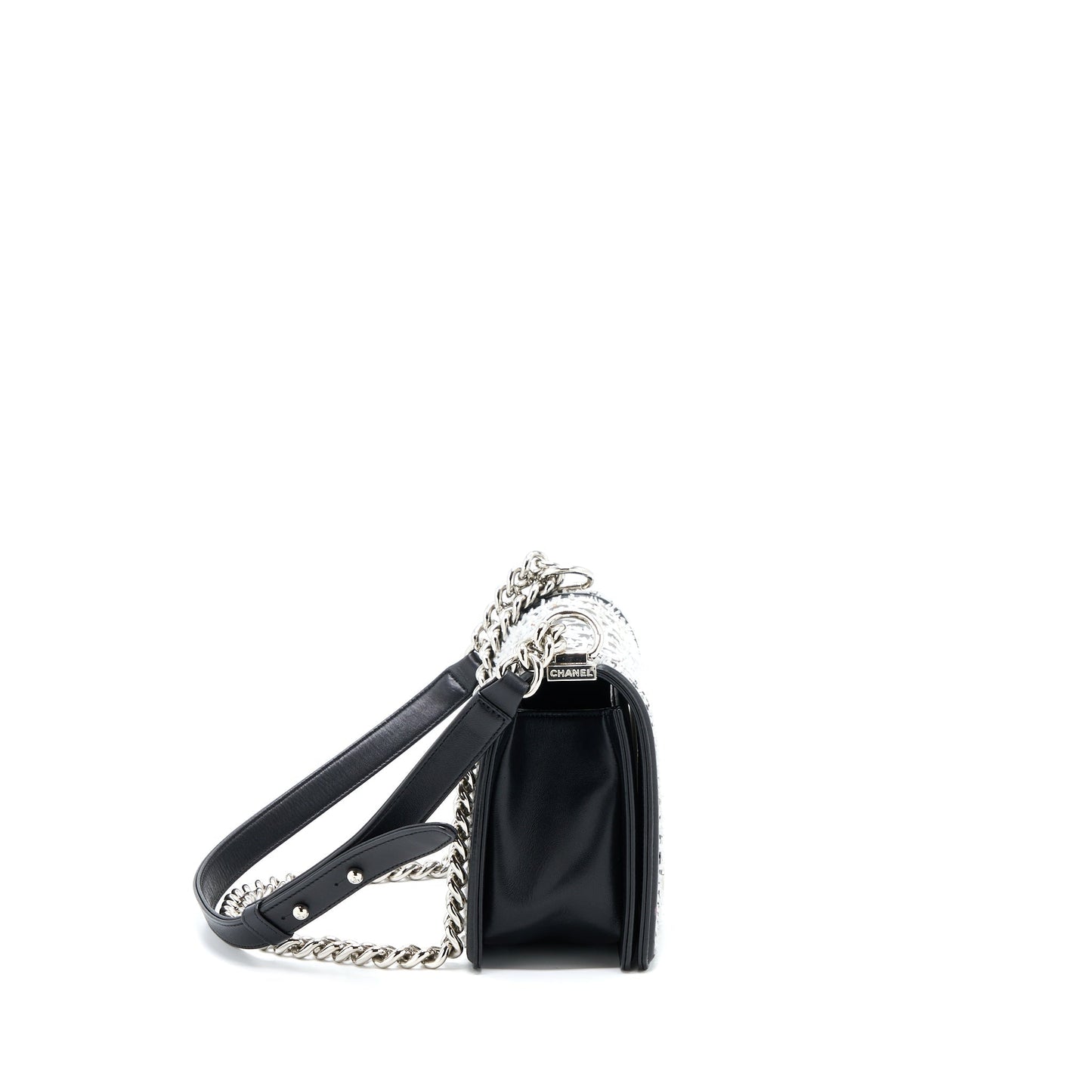 Chanel Medium Boy Bag Limited Lambskin Black/White