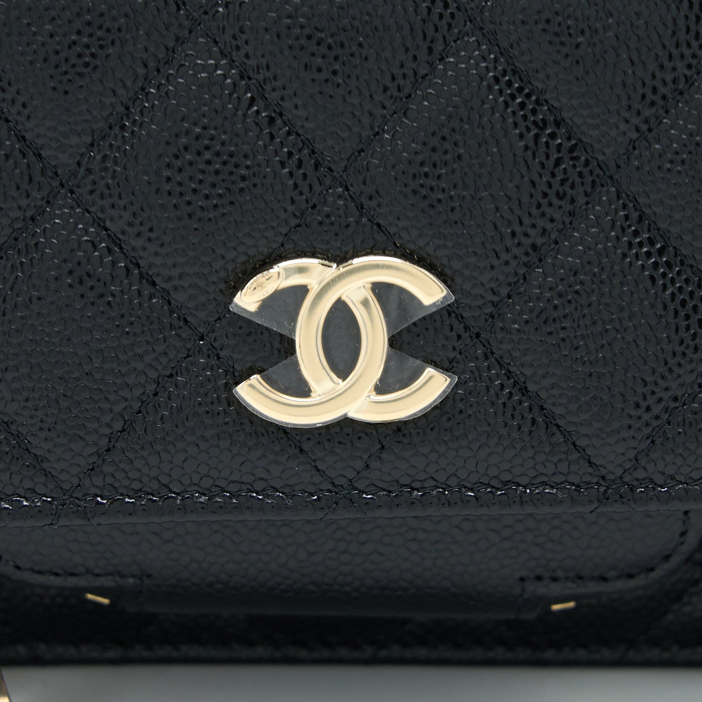 Chanel Mini Business Affinity Caviar Black L (Microchip)