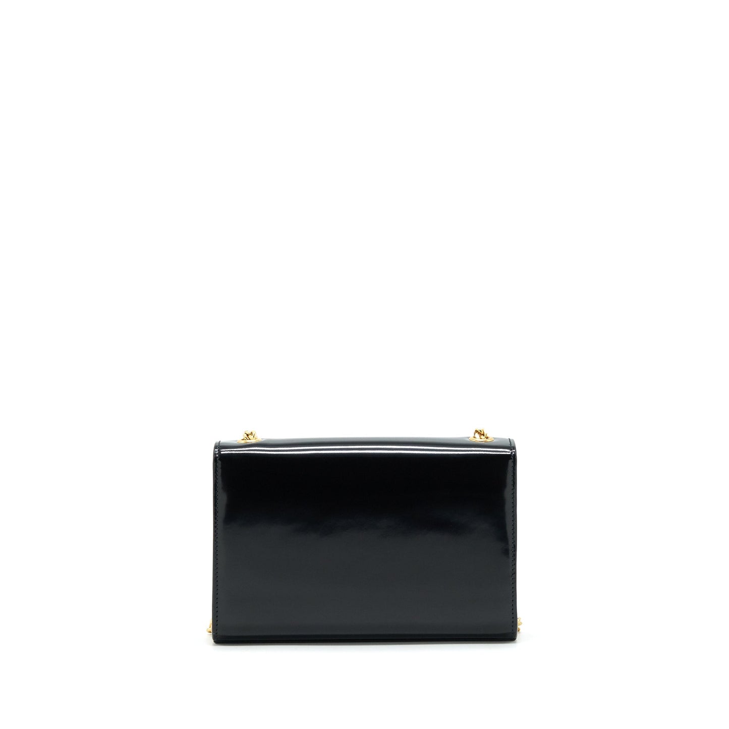 Saint Laurent Kate Flap Purse Patent Black