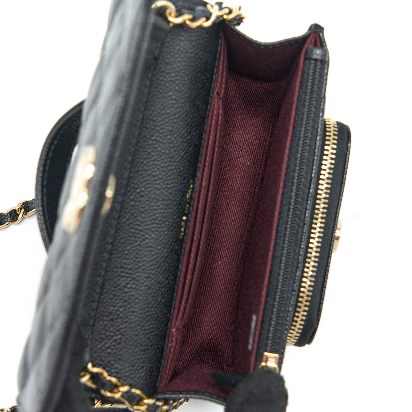 Chanel Mini Business Affinity Caviar Black L (Microchip)