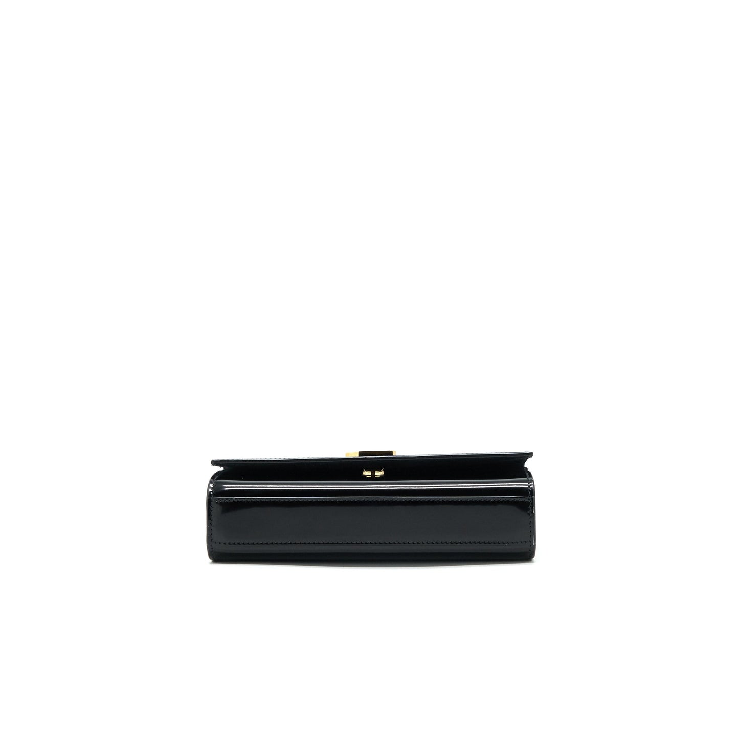 Saint Laurent Kate Flap Purse Patent Black