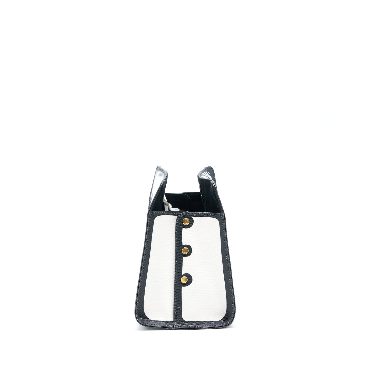 Fendi x Vides Coated Canvas Peekaboo Defender Cover White Black