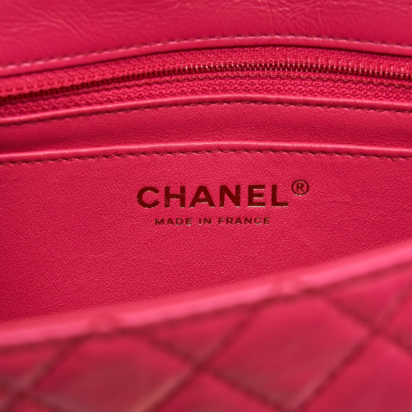 Chanel Mini 2.55 Reissue Flap Bag Aged Calfskin Hot Pink