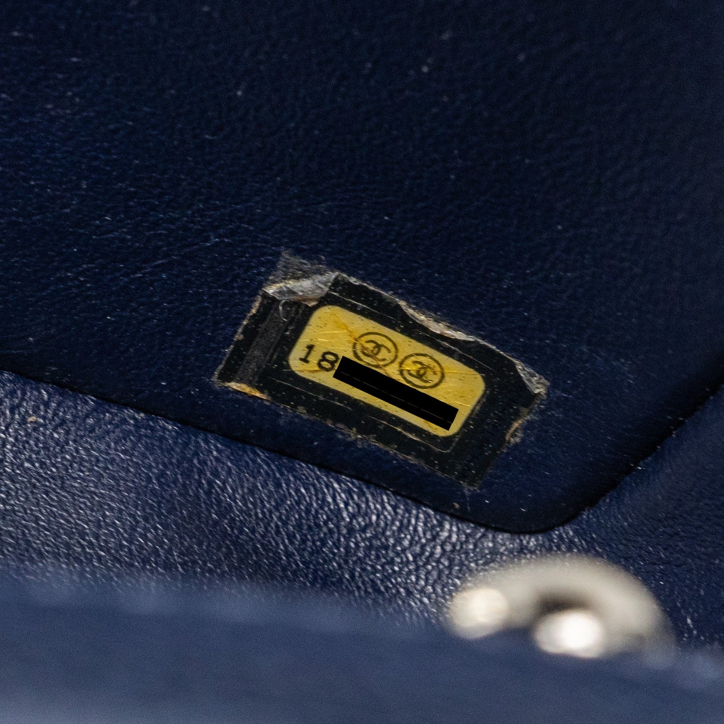 Chanel Classic Mini Rectangular Flap Bag Caviar Navy