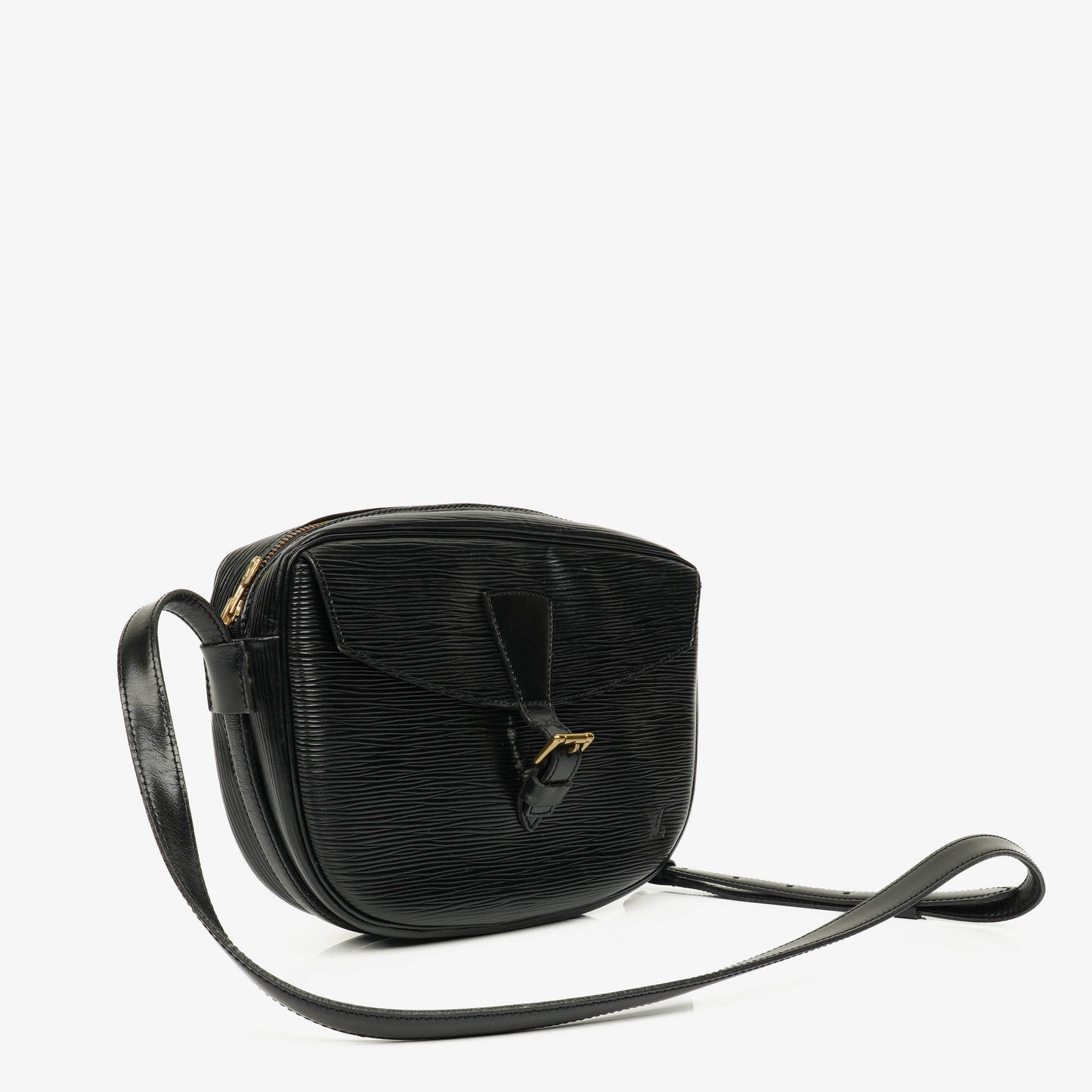 Louis Vuitton Jeune Fille MM Black Epi Leather Crossbody Bag