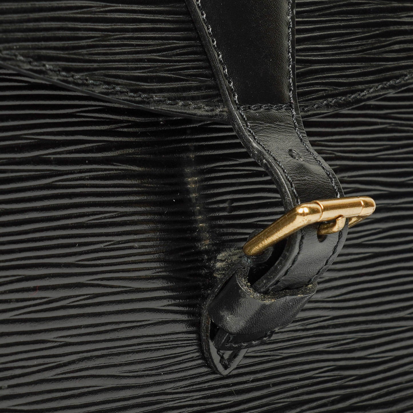 Louis Vuitton Jeune Fille MM Black Epi Leather Crossbody Bag