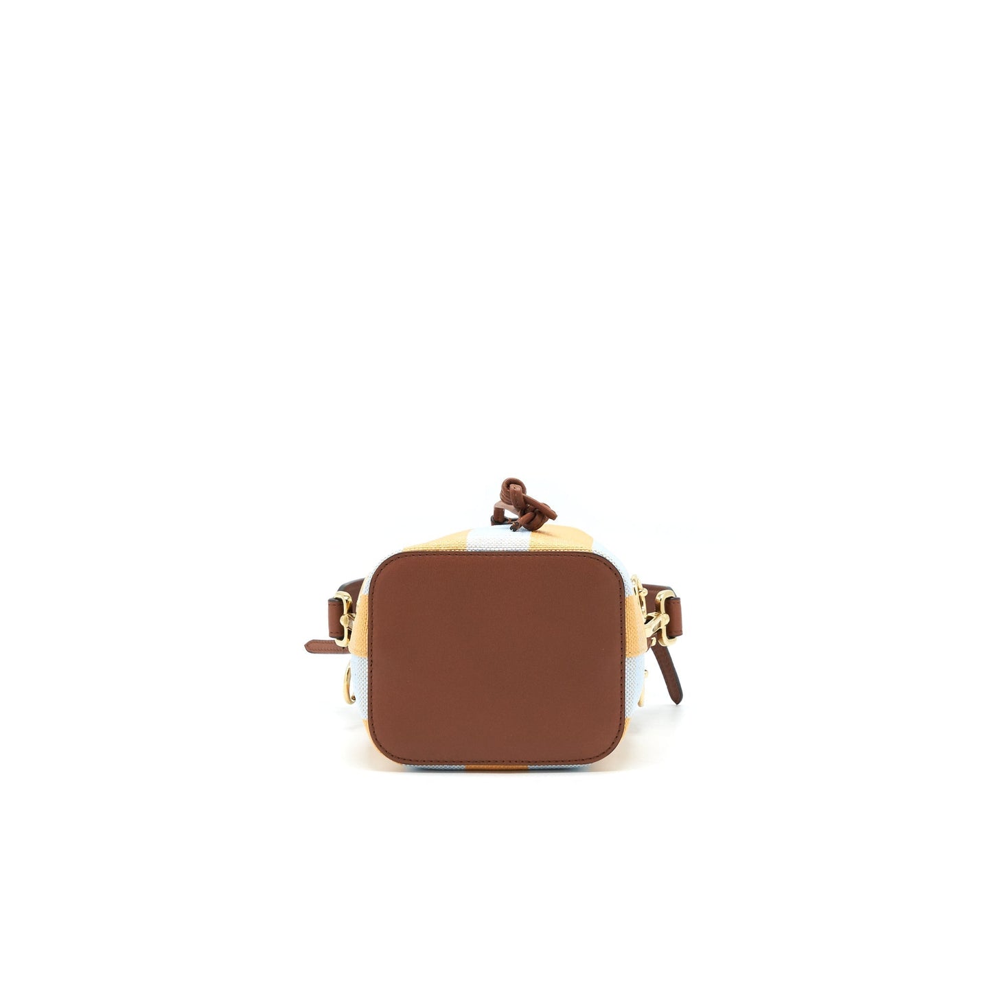 Fendi Mini Mon Tresor Bucket Purse yellow and light blue