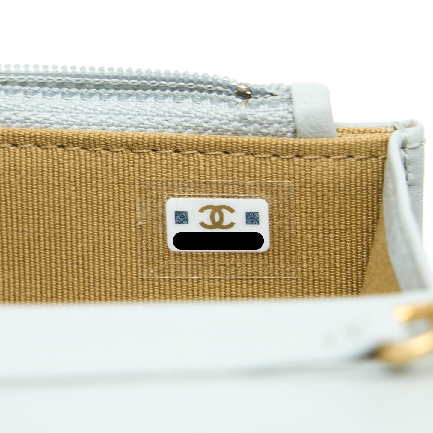 Chanel 23C Pearl Crush Mini Flap Bag Lambskin Light Grey Brushed  (Microchip)