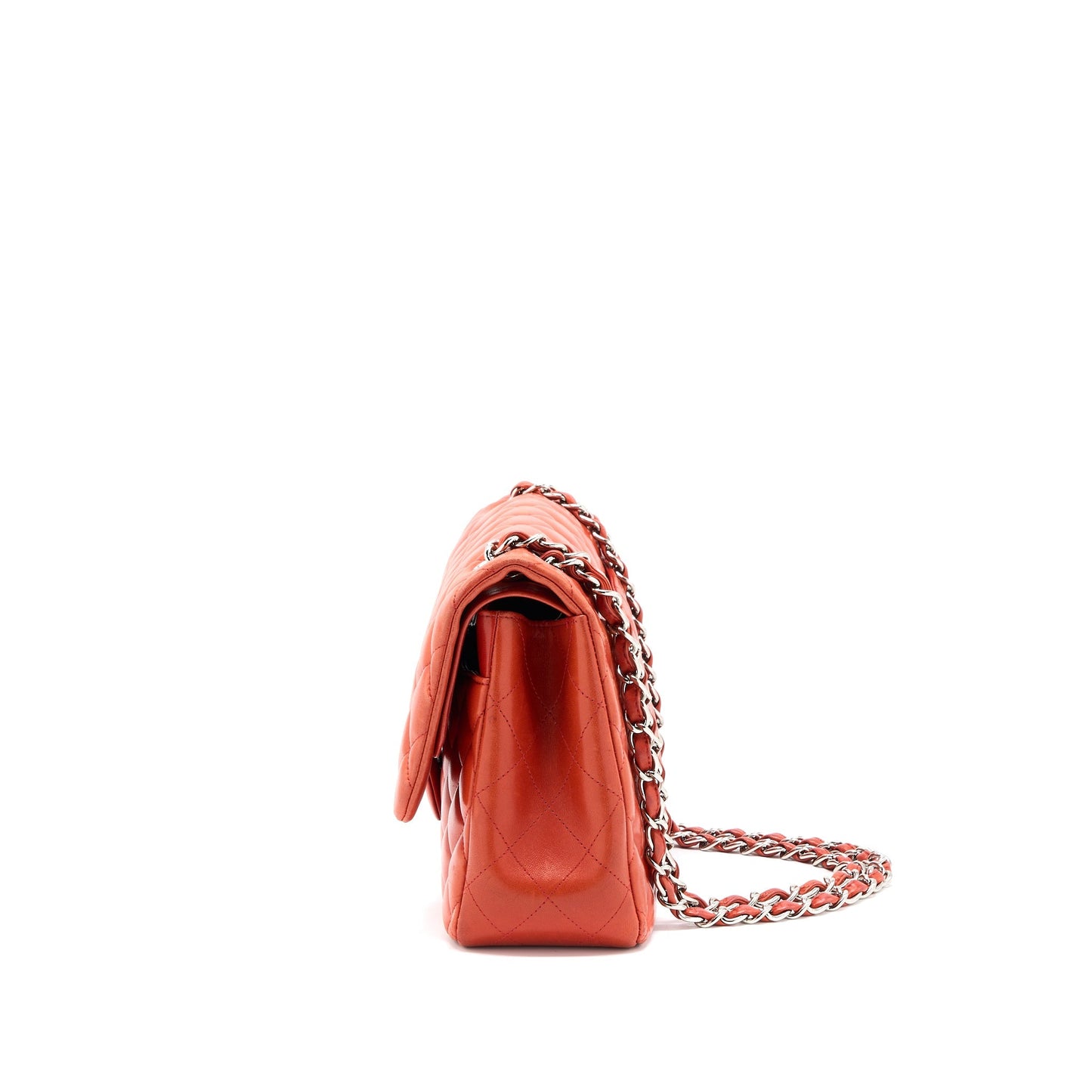 Chanel Jumbo Classic Double Flap Bag Lambskin Coral