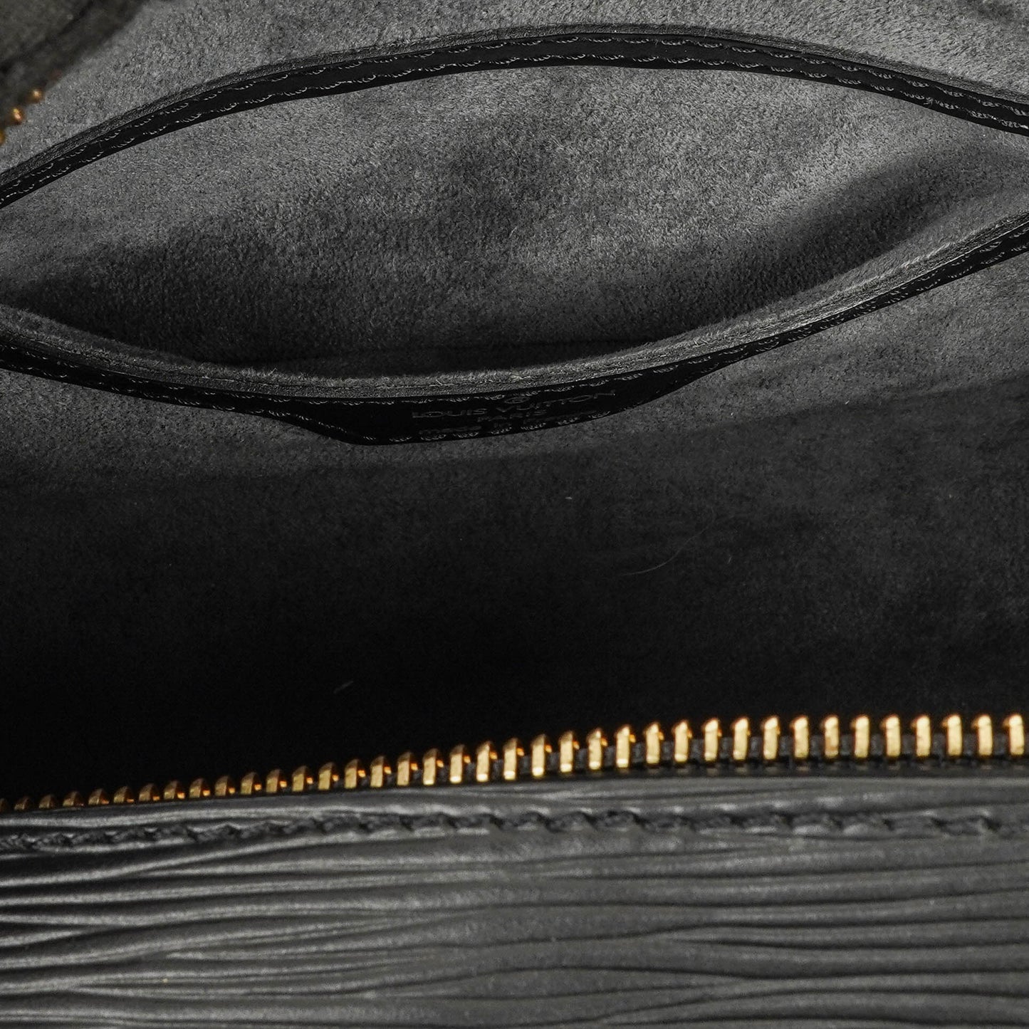 Louis Vuitton Soufflot Handbag In Black Epi Leather