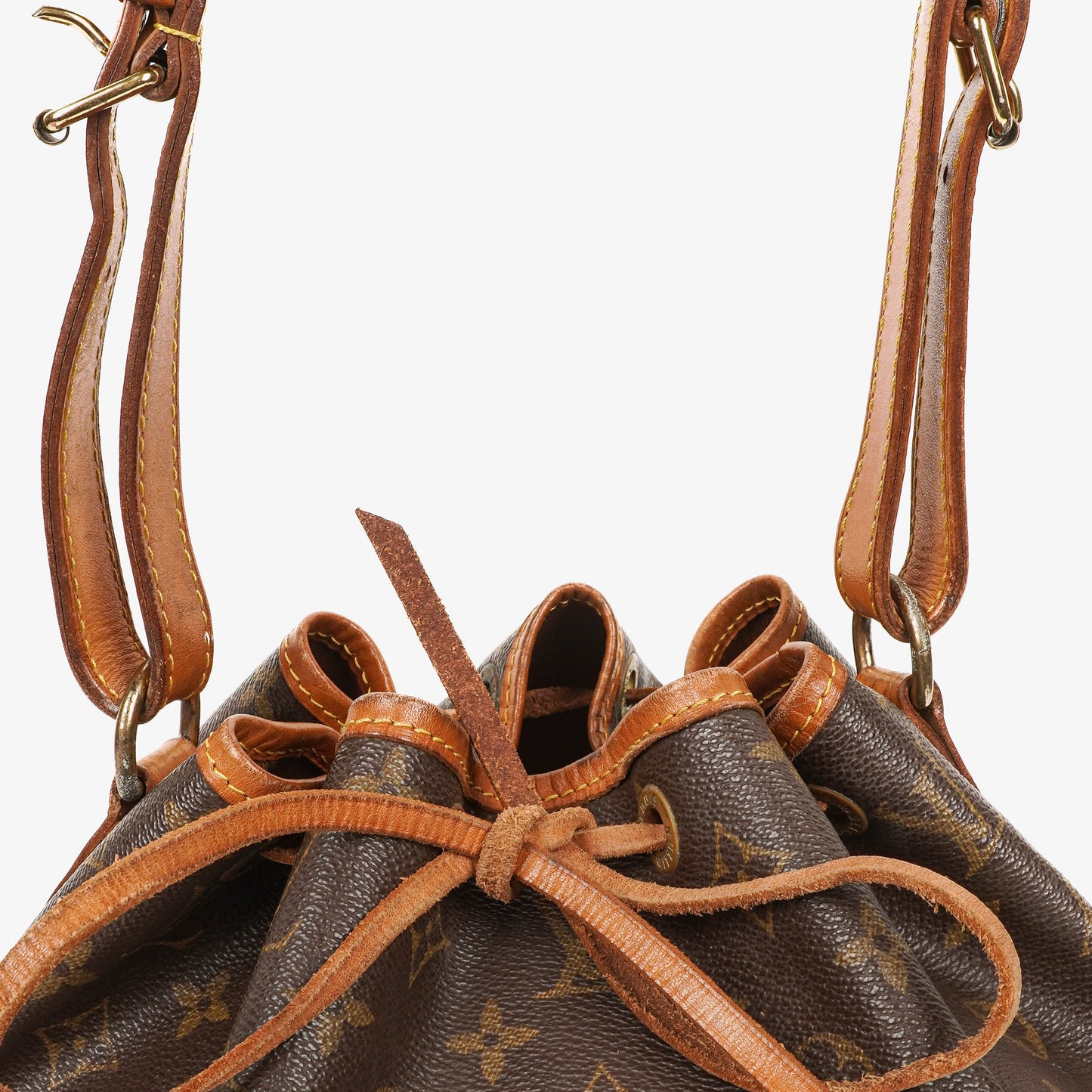 Louis Vuitton Petit Noe Monogram Canvas Shoulder Bag
