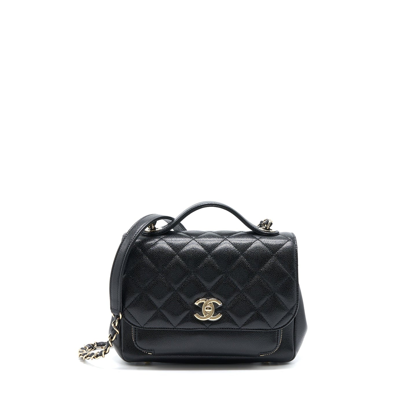 Chanel Medium Business Affinity Caviar Black L(Microchip)