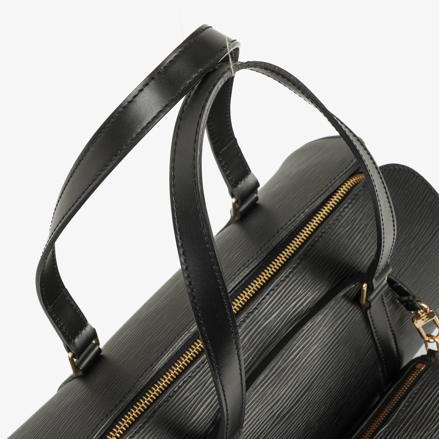 Louis Vuitton Soufflot Handbag In Black Epi Leather