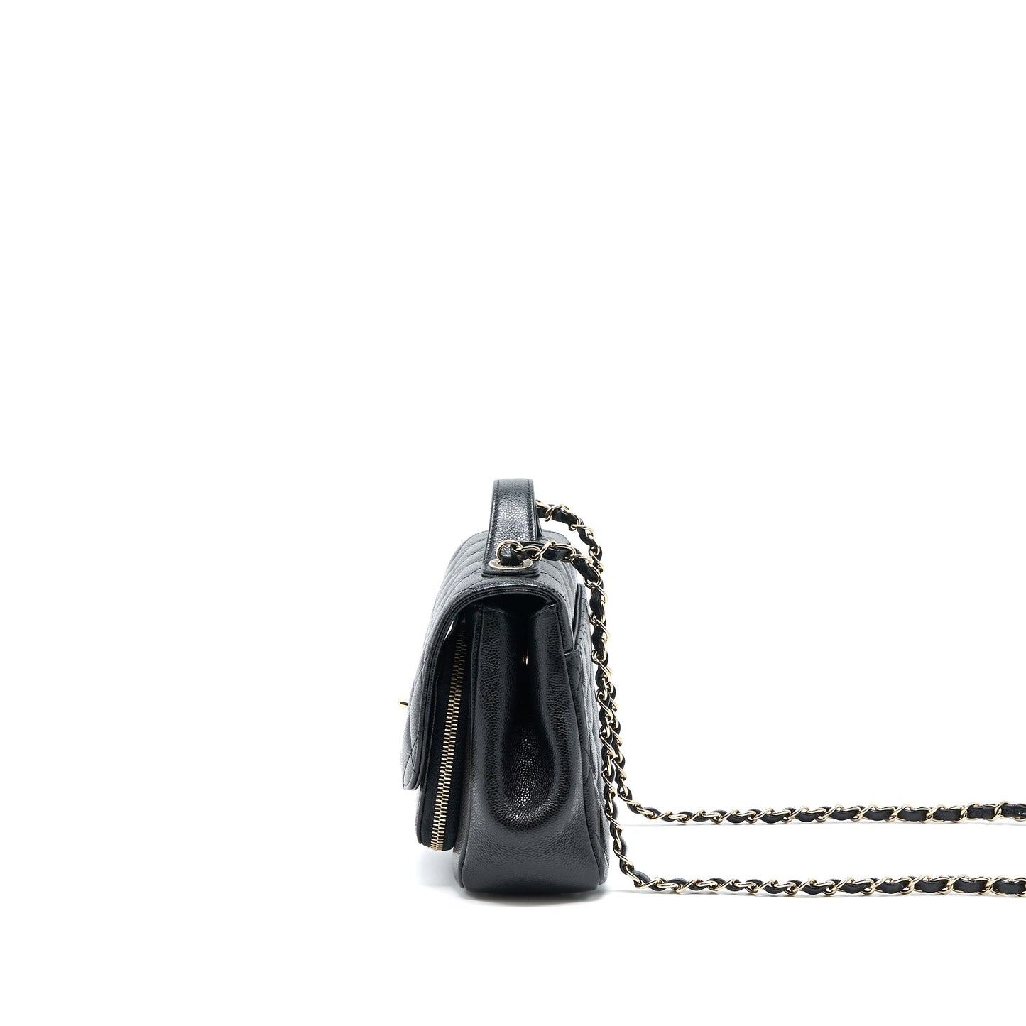 Chanel Medium Business Affinity Caviar Black L(Microchip)