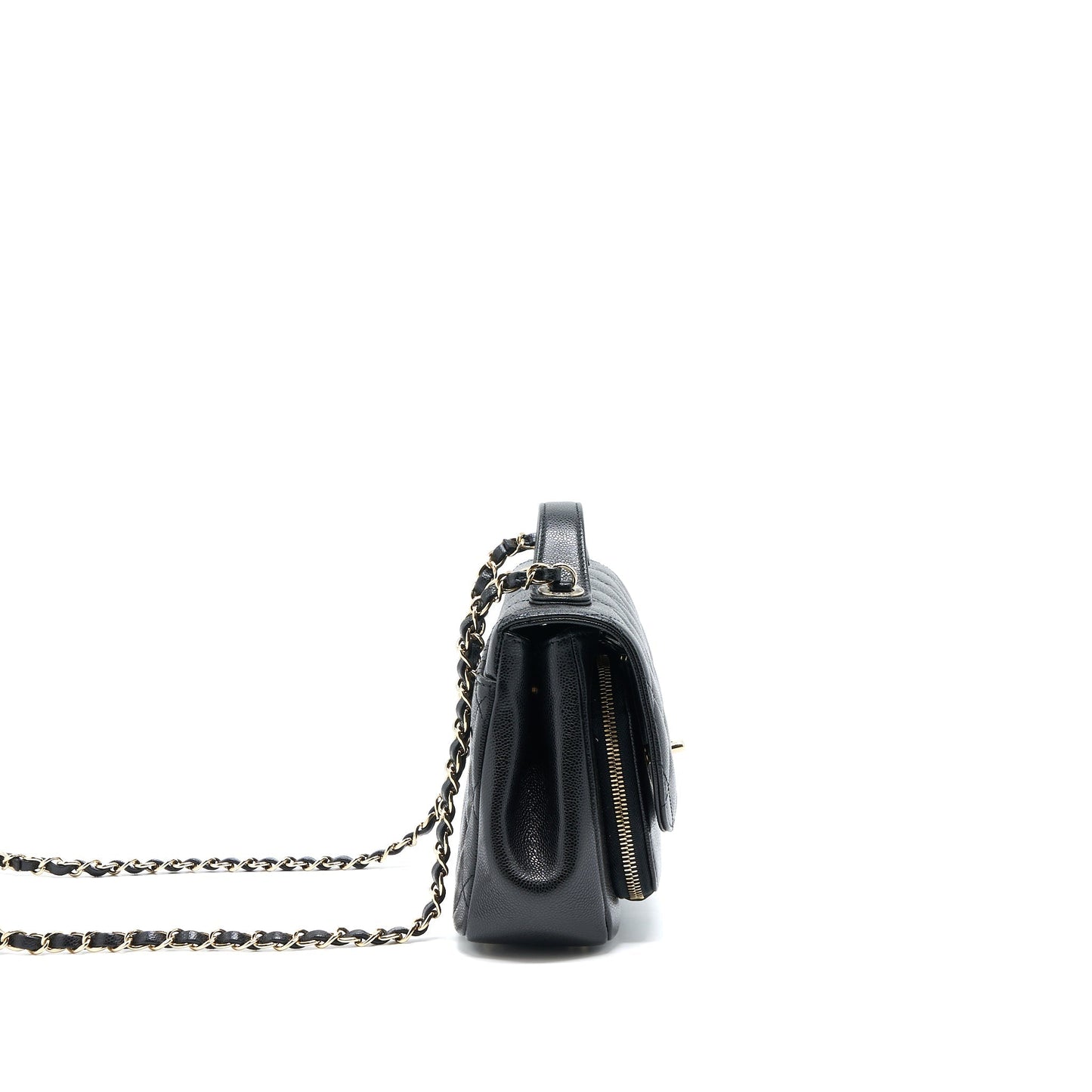Chanel Medium Business Affinity Caviar Black L(Microchip)