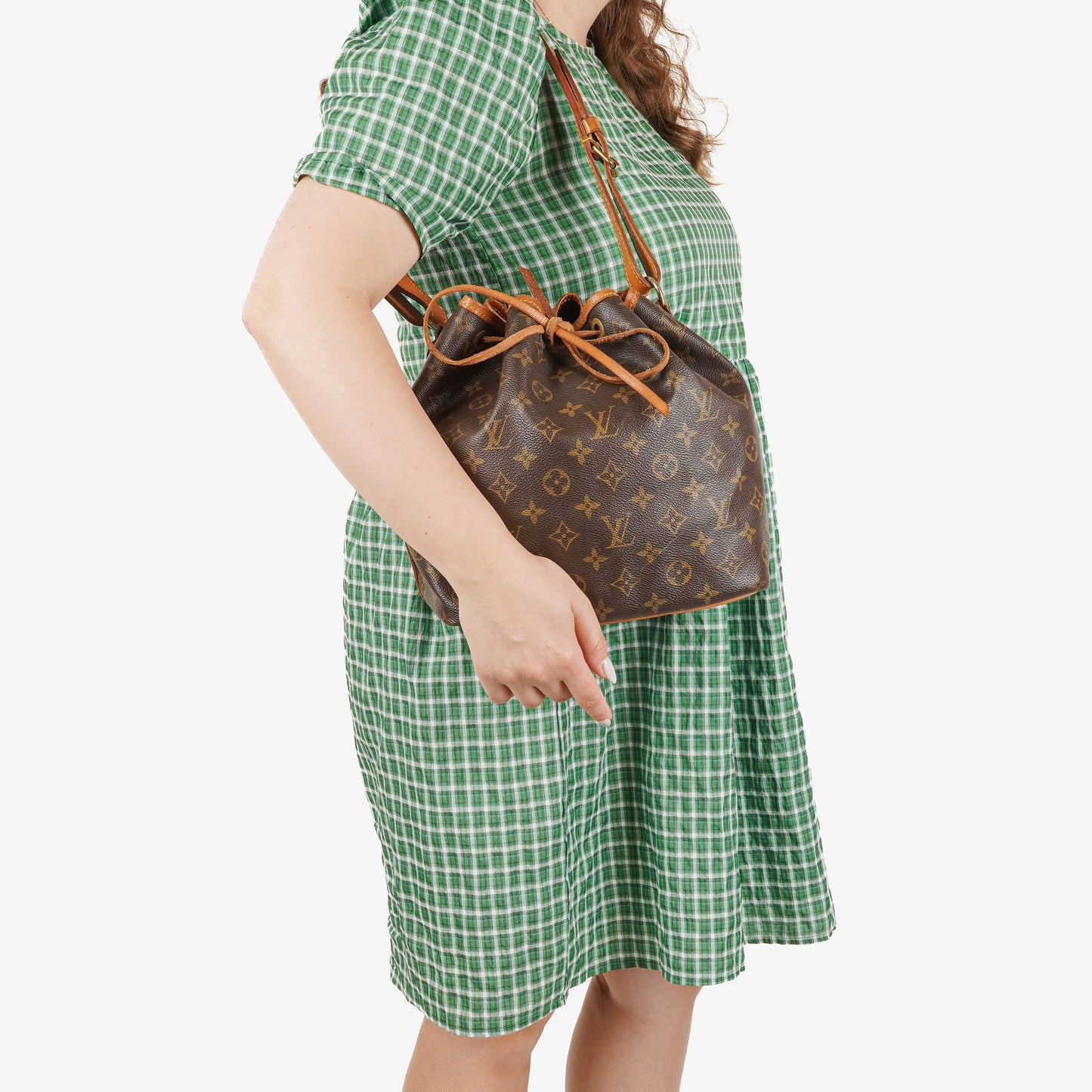 Louis Vuitton Petit Noe Monogram Canvas Shoulder Bag