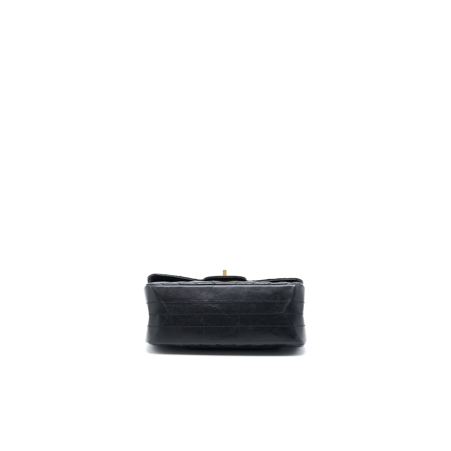 Chanel 2.55 Reissue Mini Chevron Flap Bag Aged Calfskin  Black