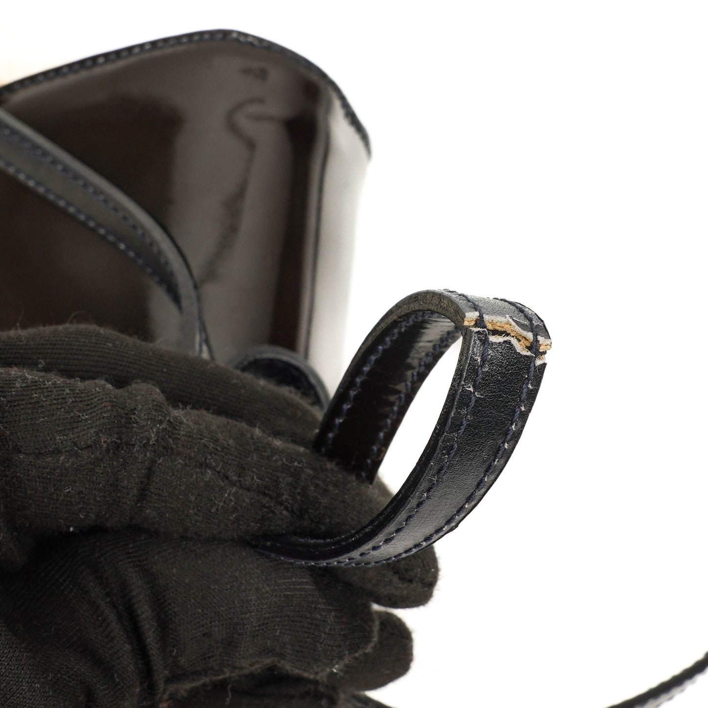 Gucci Black Patent Leather Shouder Bag