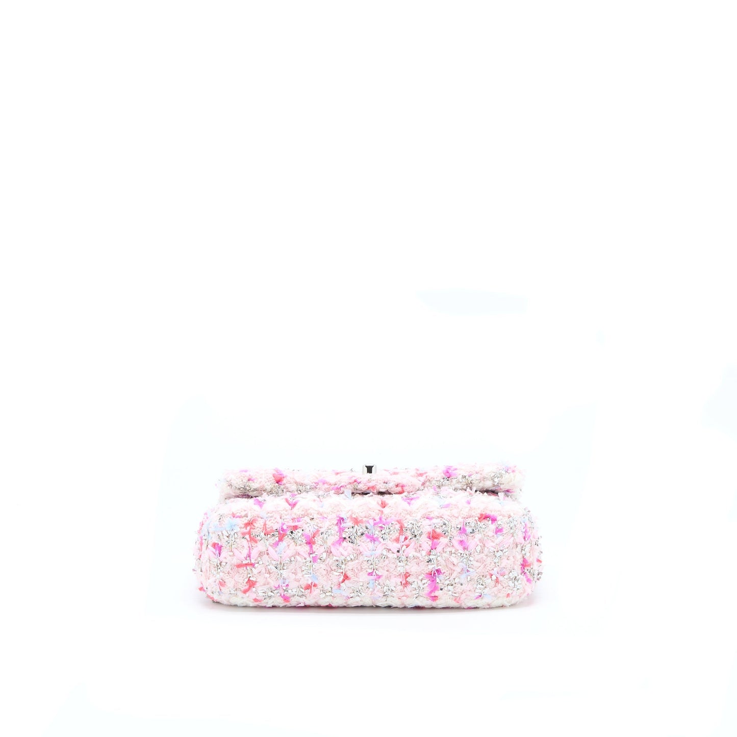 Chanel Seasonal Mini Rectangular Flap Bag Tweed Pink/Multicolour