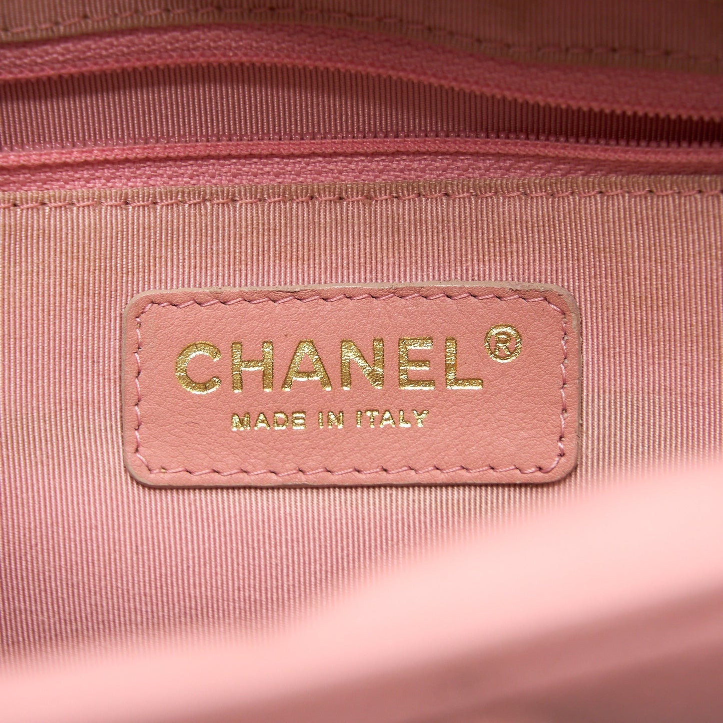 Chanel  Bowling Bag Caviar Light Pink L