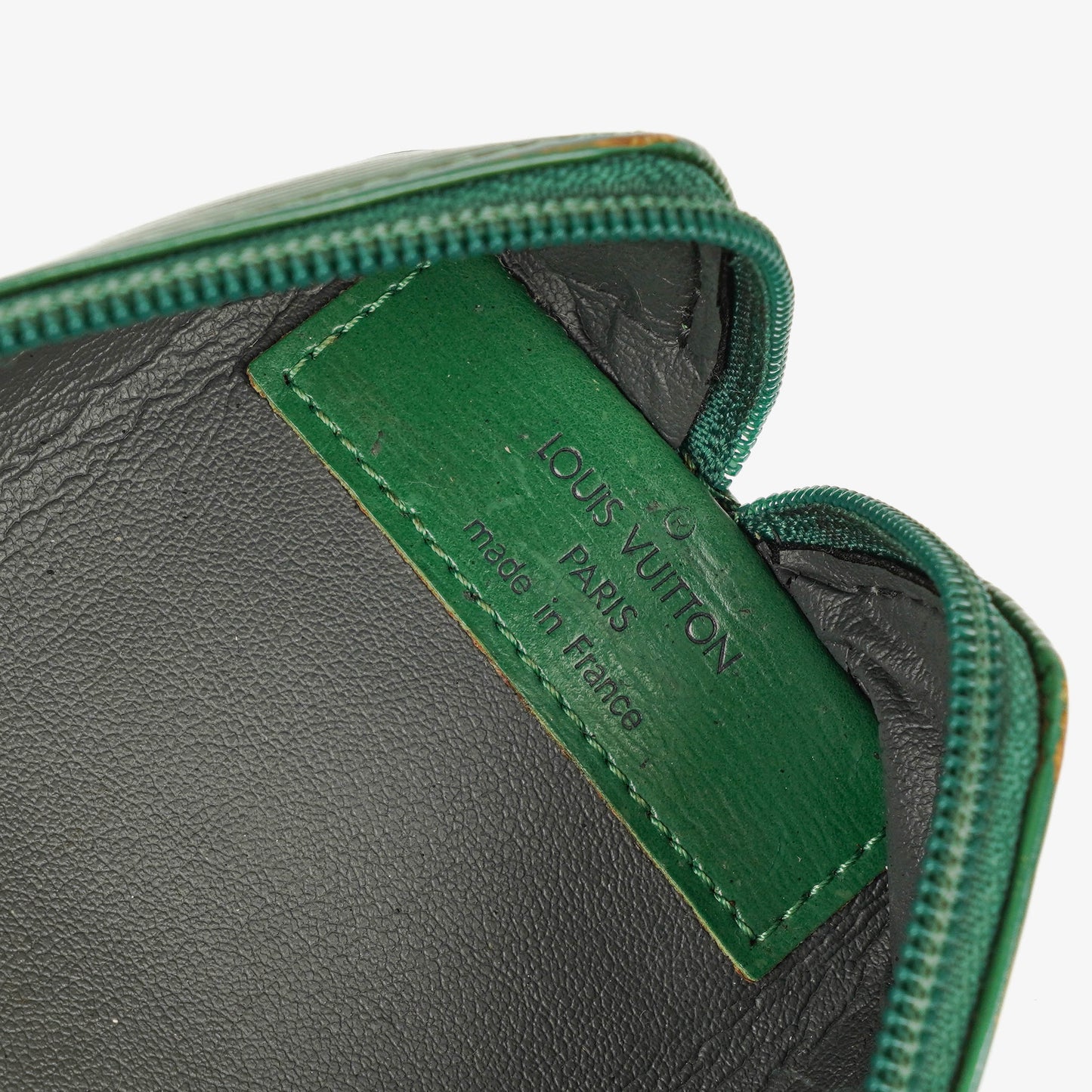 Louis Vuitton Green EPI Leather Pencil Case