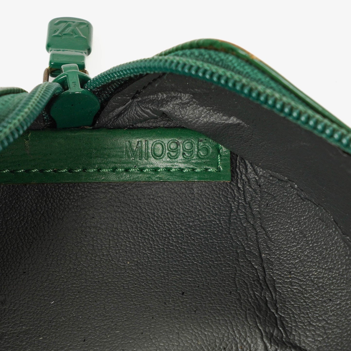 Louis Vuitton Green EPI Leather Pencil Case