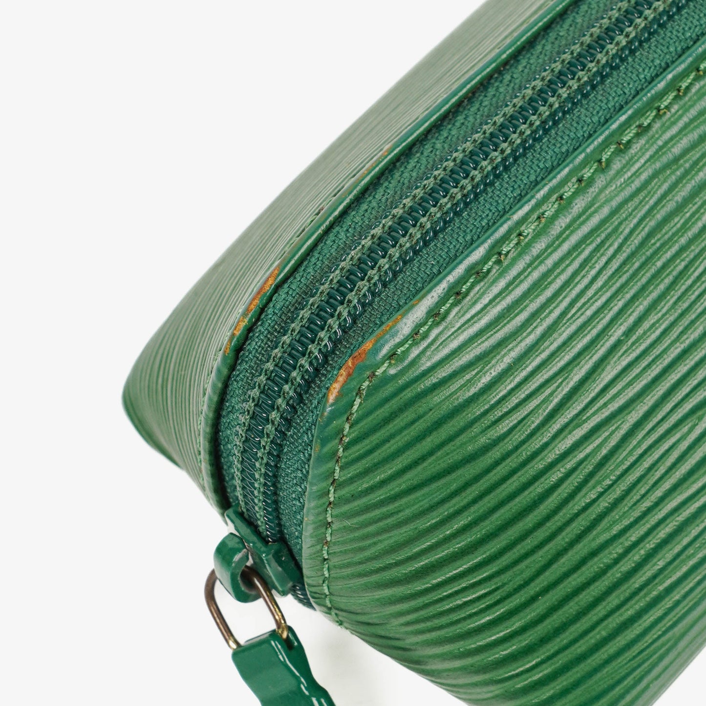 Louis Vuitton Green EPI Leather Pencil Case